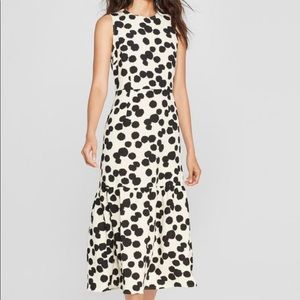 Who What Wear for Target polka dot midi dress
